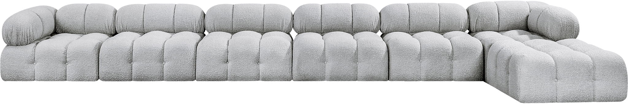 Ames - 7 Piece Boucle Fabric Modular L-Shaped Sectional - Urban Living Furniture (Los Angeles, CA)