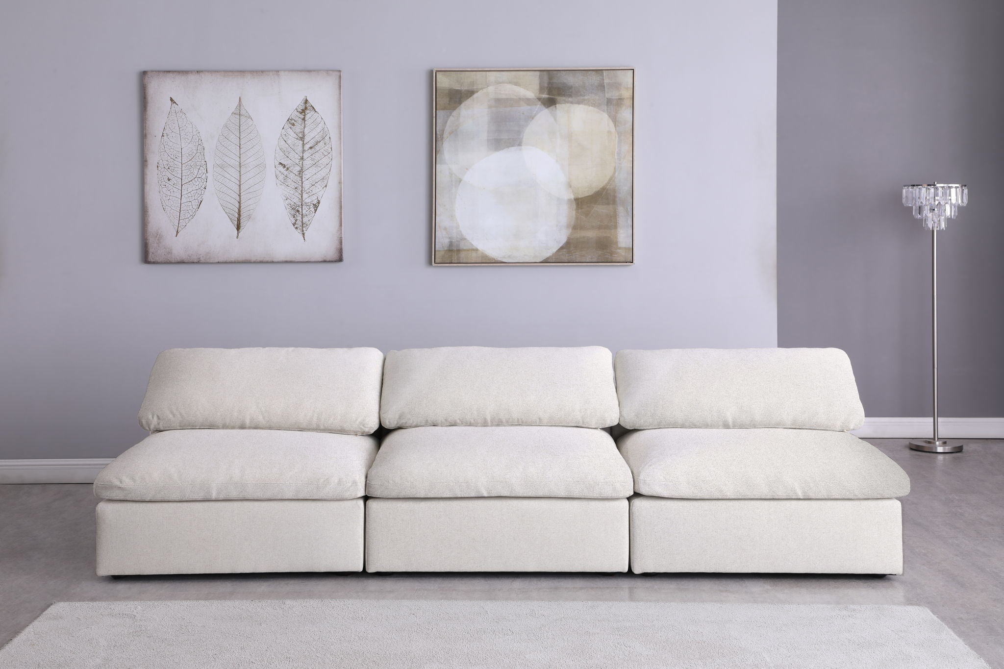 Serene - Modular Armless 3 Seat Sofa - Urban Living Furniture (Los Angeles, CA)