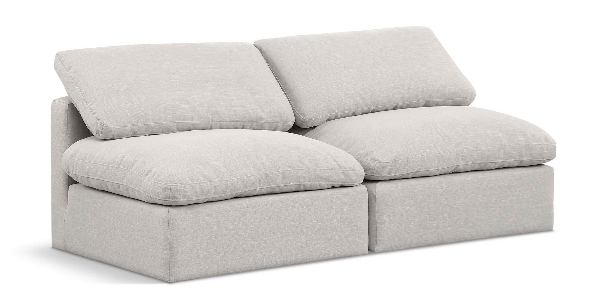 Indulge - Linen 2 Seat Modular Armless Sofa - Urban Living Furniture (Los Angeles, CA)