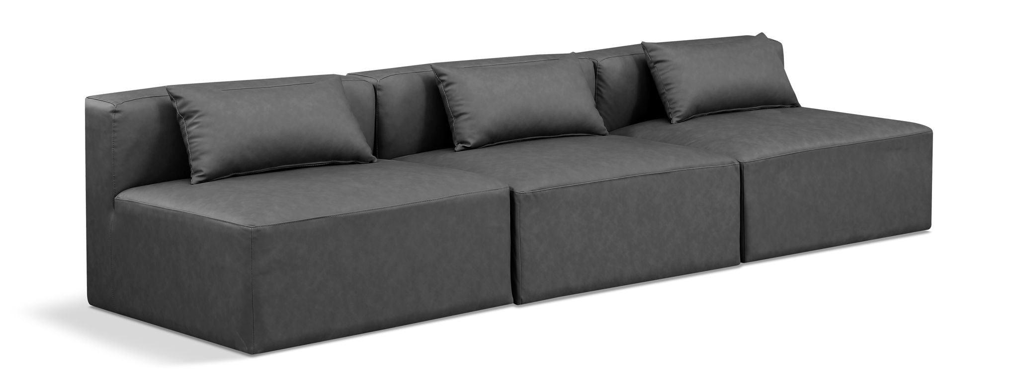 Cube - Modular 3 Seat Armless Sofa - Urban Living Furniture (Los Angeles, CA)