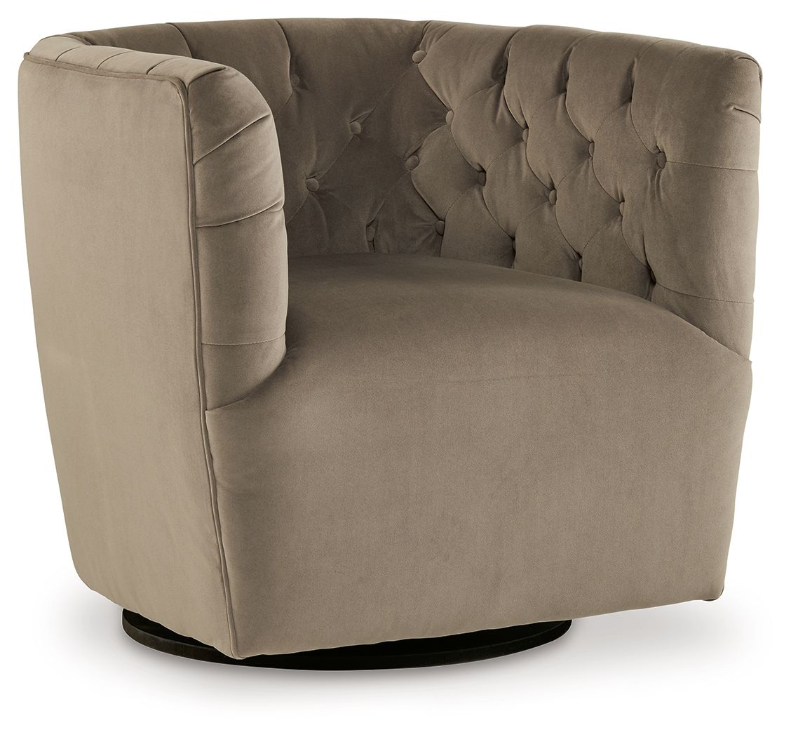 Hayesler - Cocoa - Swivel Accent Chair - Urban Living Furniture (Los Angeles, CA)