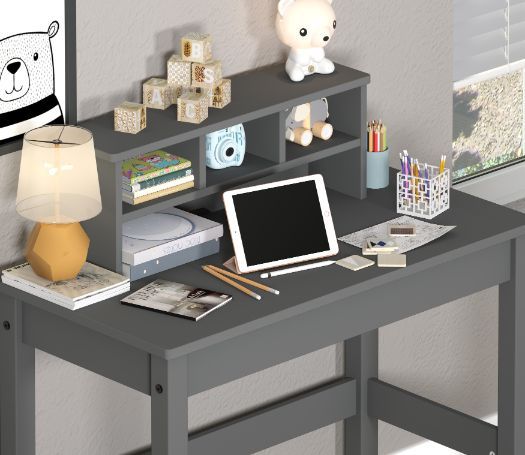 Logan - Writing Desk - Gray - Urban Living Furniture (Los Angeles, CA)