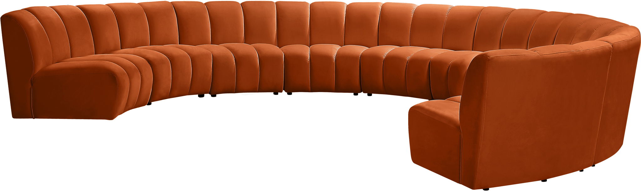 Infinity - 9 Piece Velvet Modular Sectional - Urban Living Furniture (Los Angeles, CA)