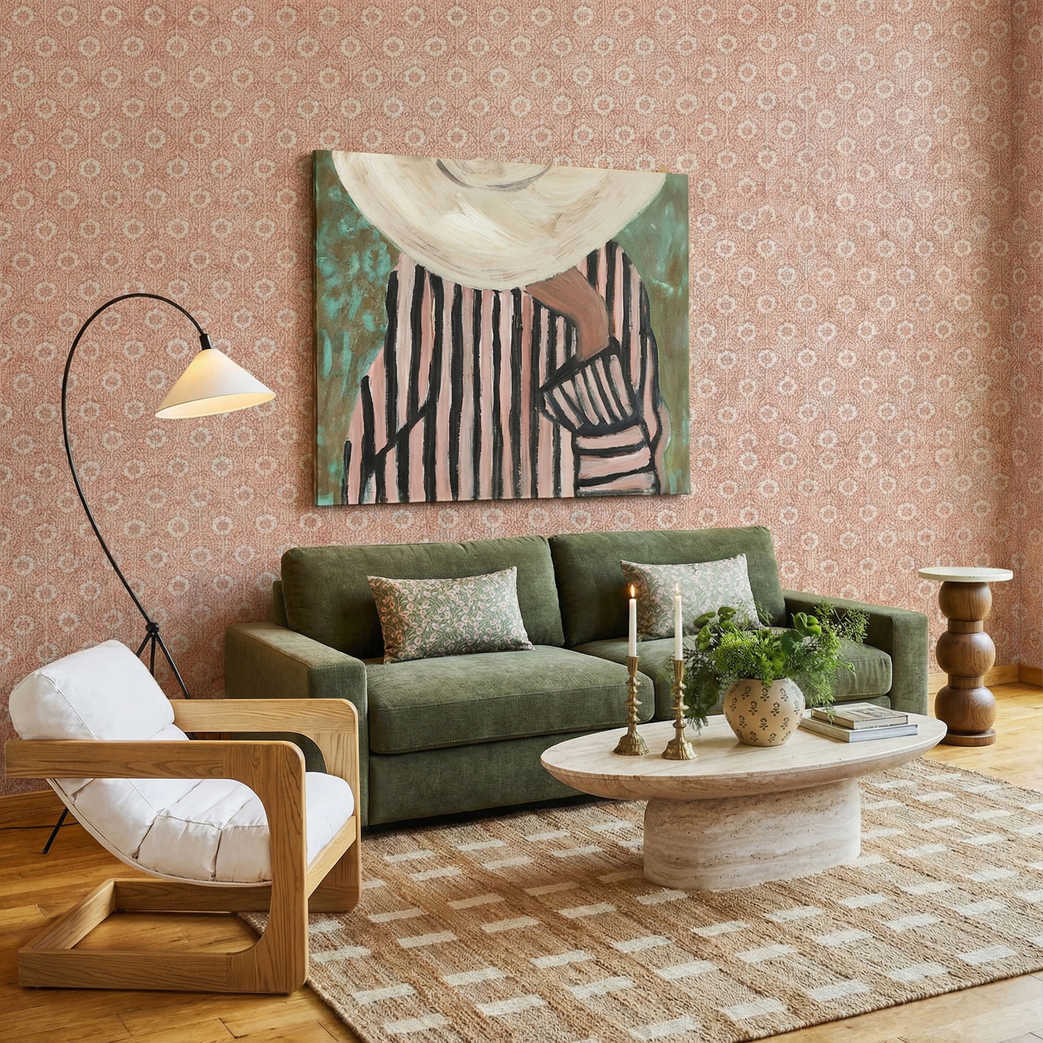 Palma - Upcycled Fabric Accent Chai