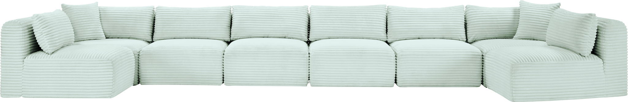 Shaggy - 8 Piece Modular U-Shaped Armless Sectional - Urban Living Furniture (Los Angeles, CA)