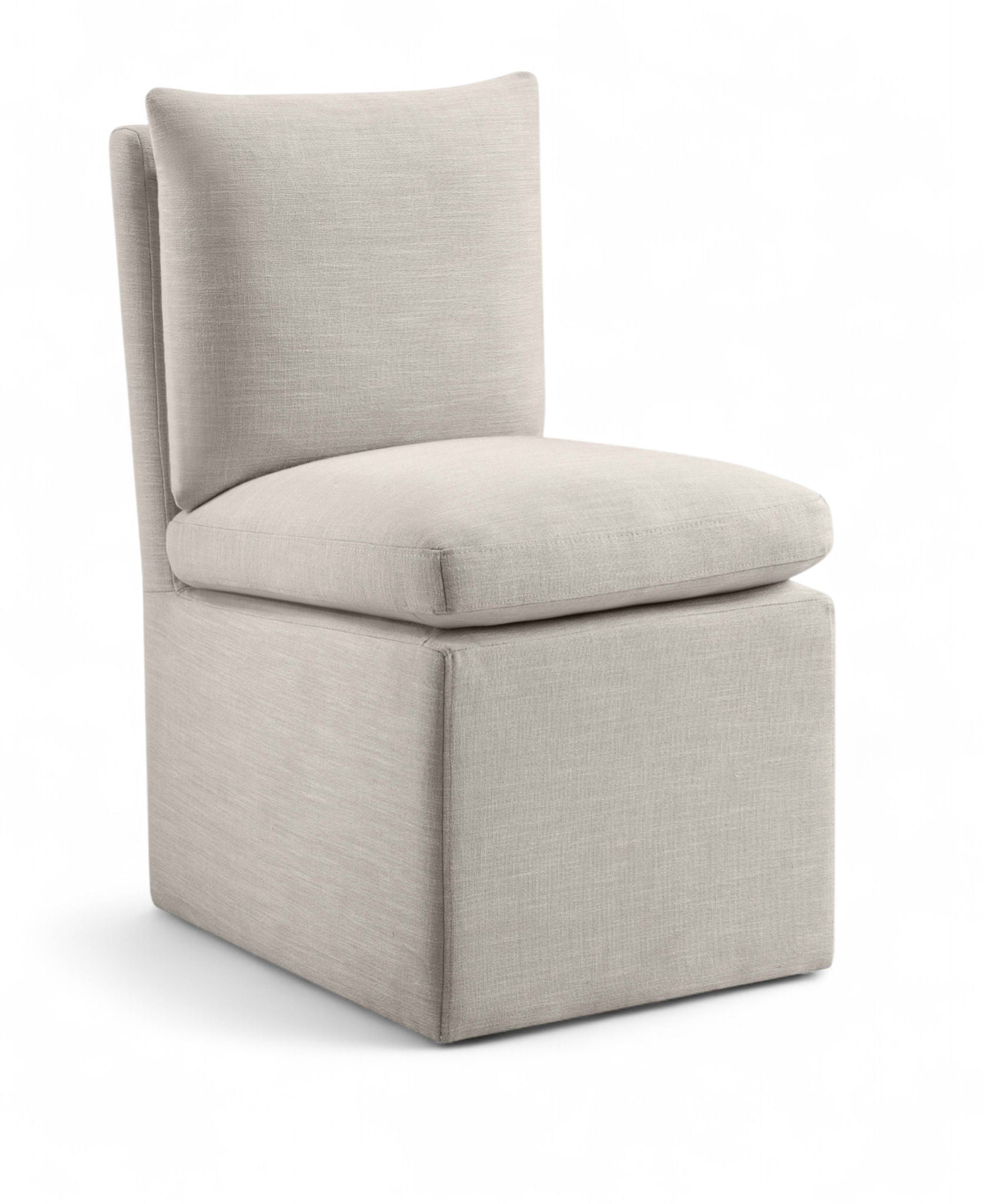 Nelori - Linen Textured Performance Fabric Upholstered Dining Chair (Set of 2) - Urban Living Furniture (Los Angeles, CA)