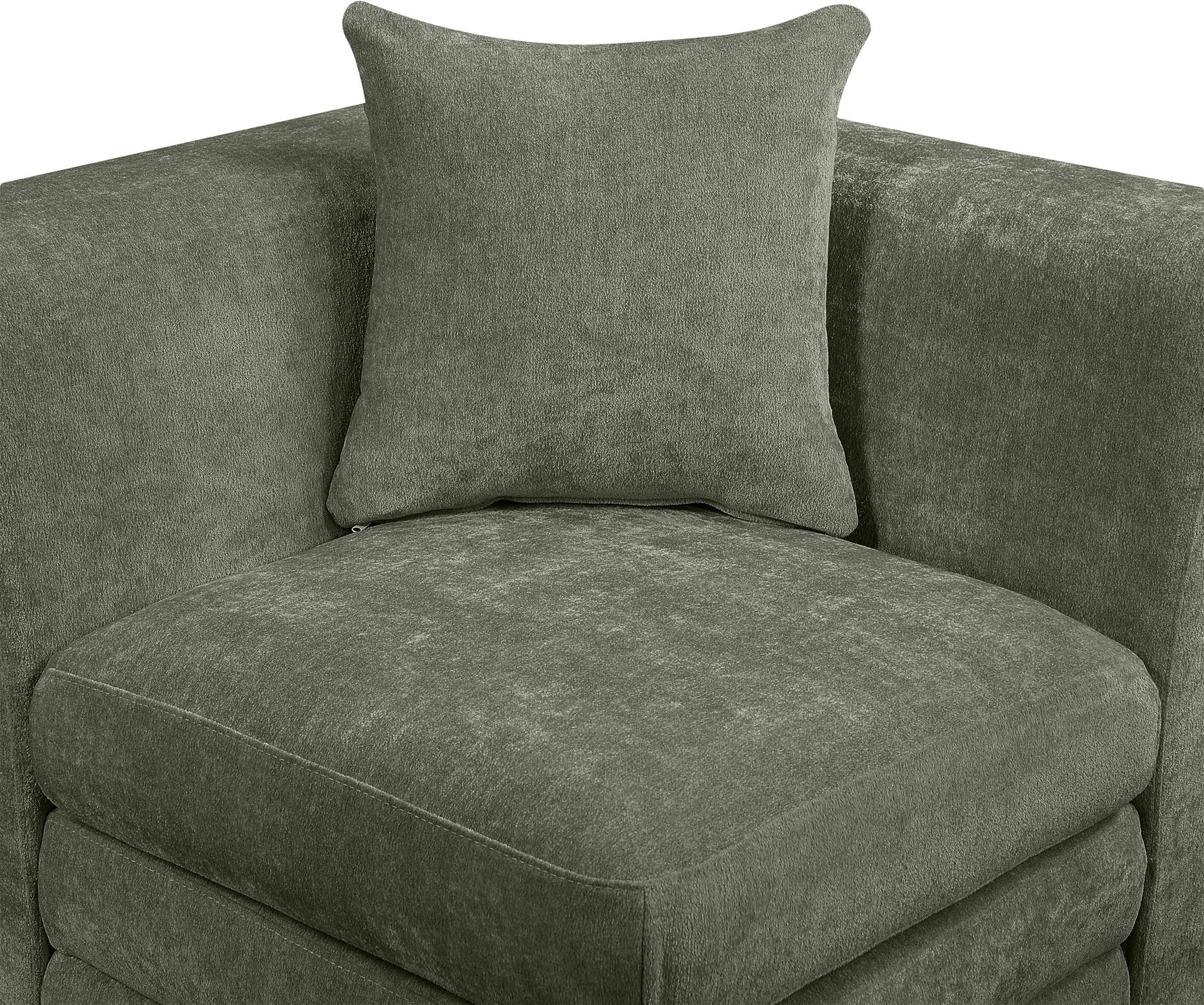 Stellar - Chenille Fabric Upholstered Modular Corner Chair - Urban Living Furniture (Los Angeles, CA)