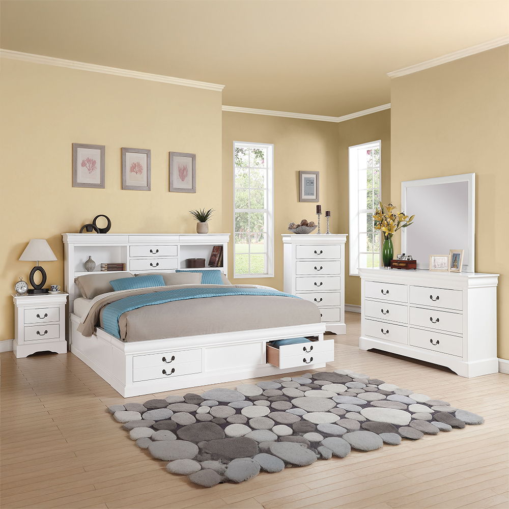 Louis Philippe III - Bed w/Storage - Urban Living Furniture (Los Angeles, CA)