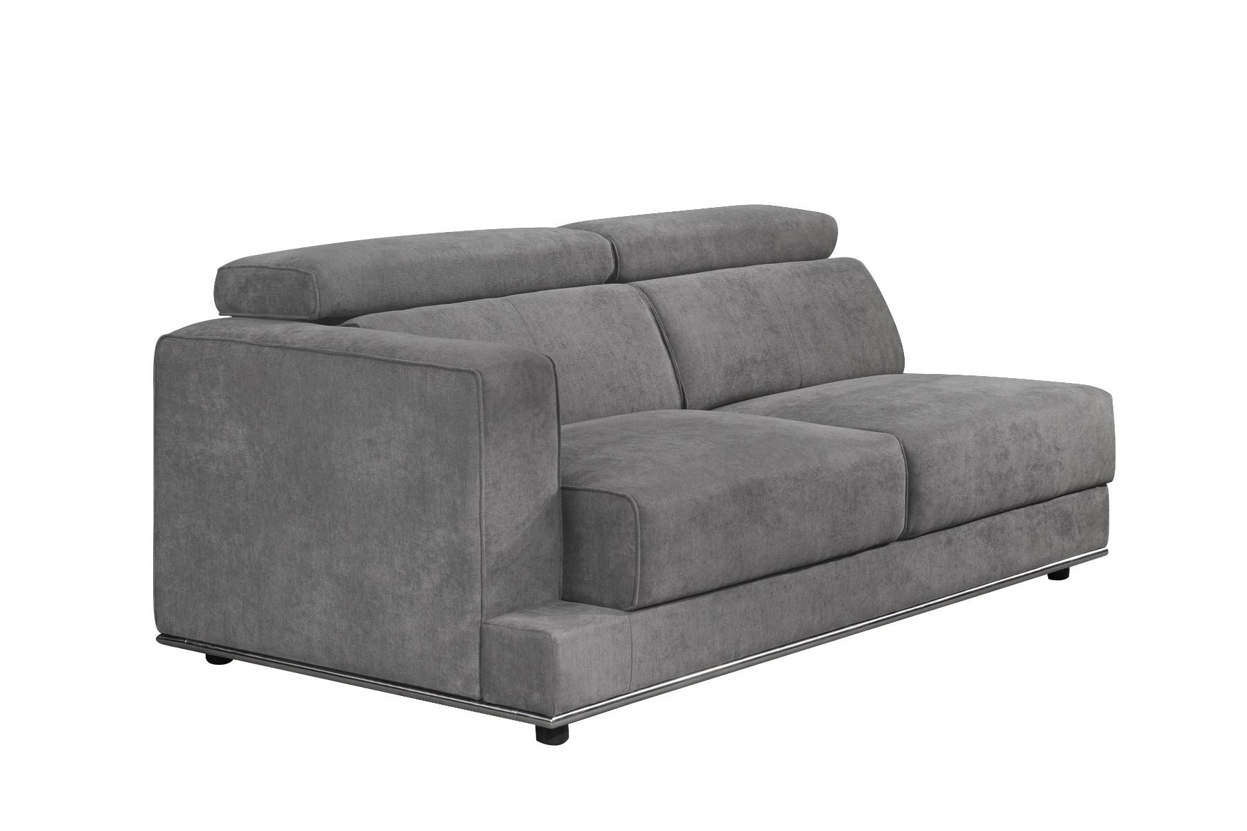 Alwin - Modular Lf Sofa - Dark Gray Fabric - Urban Living Furniture (Los Angeles, CA)