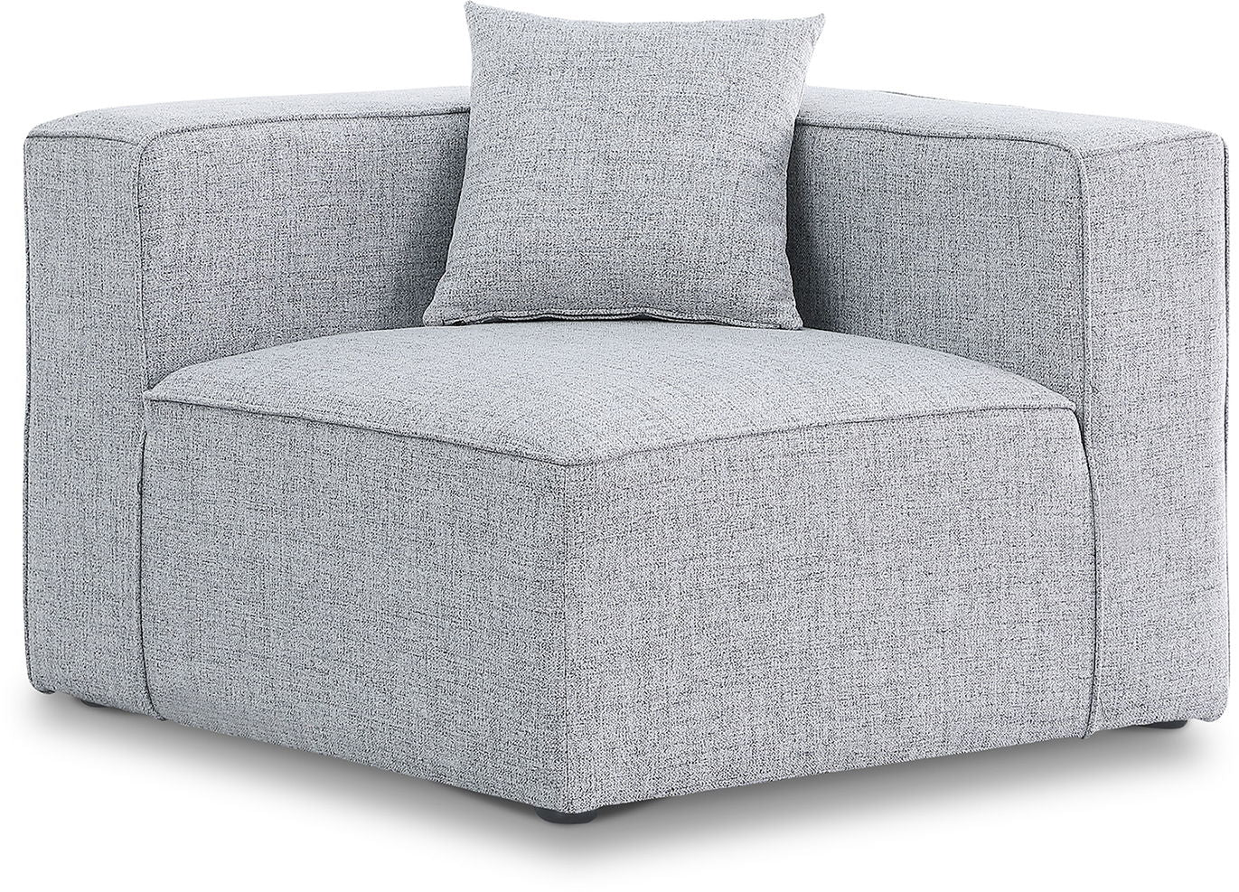 Cube - Linen Corner Chair - Urban Living Furniture (Los Angeles, CA)