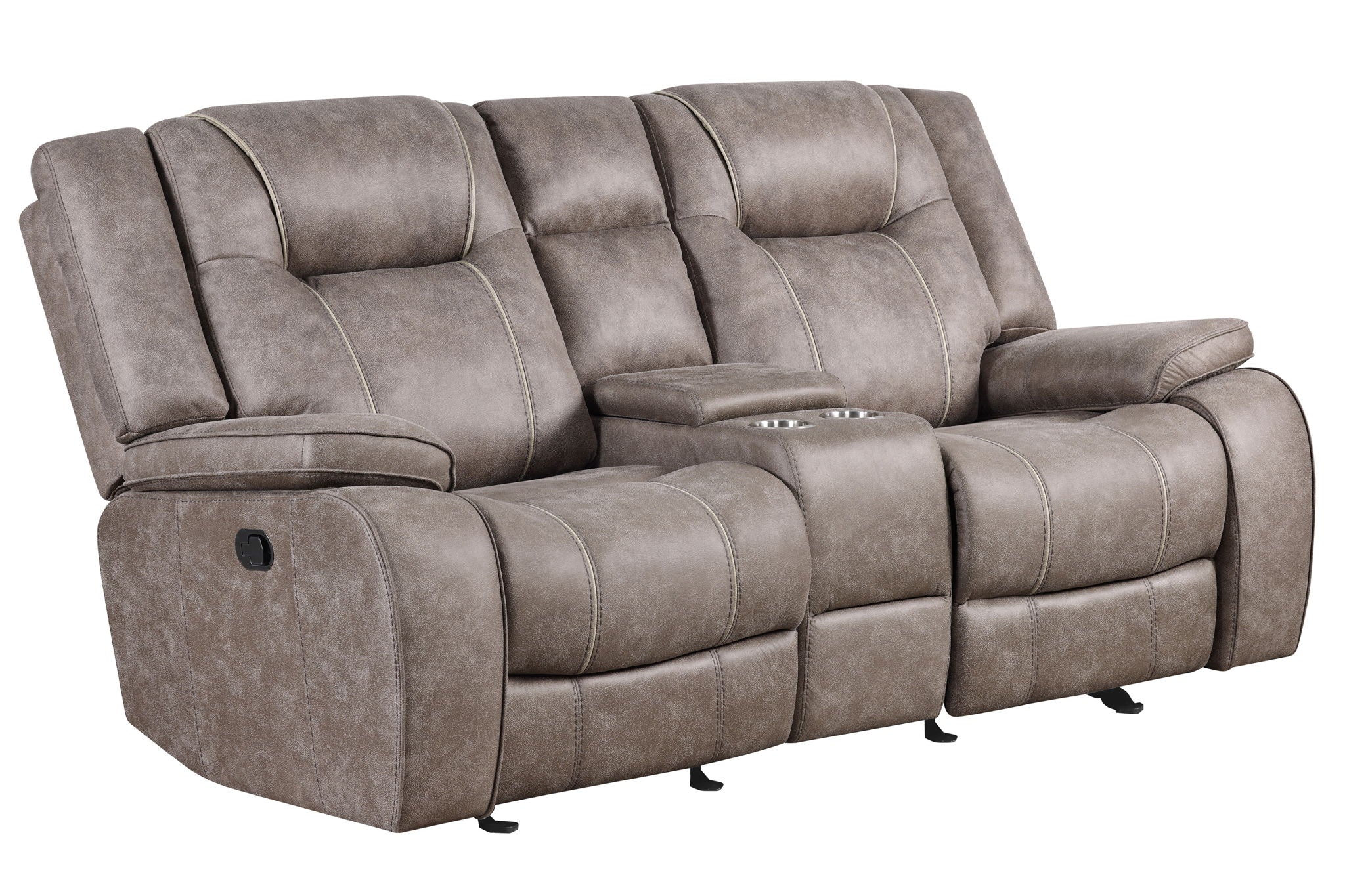 Blake - Reclining Console Loveseat - Desert Taupe - Urban Living Furniture (Los Angeles, CA)