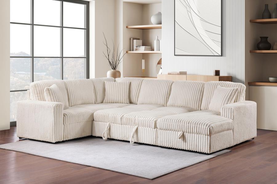 Devonshire - Loveseat With Pull-out Sleeper, Box 2 of 3 - Camel - Urban Living Furniture (Los Angeles, CA)