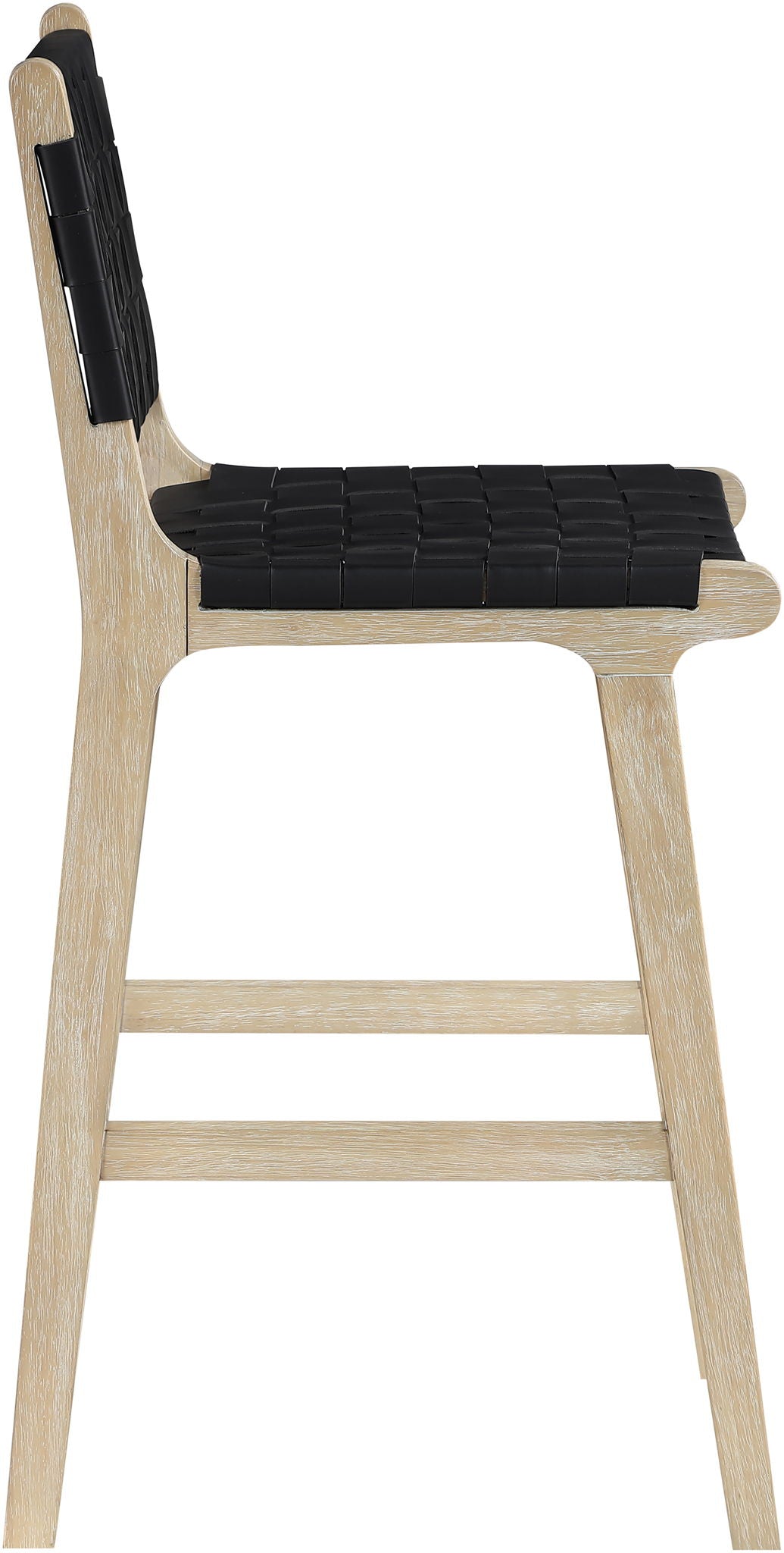 Entwine - Vegan Leather Upholstered Counter Stool - Painted Natural - Urban Living Furniture (Los Angeles, CA)