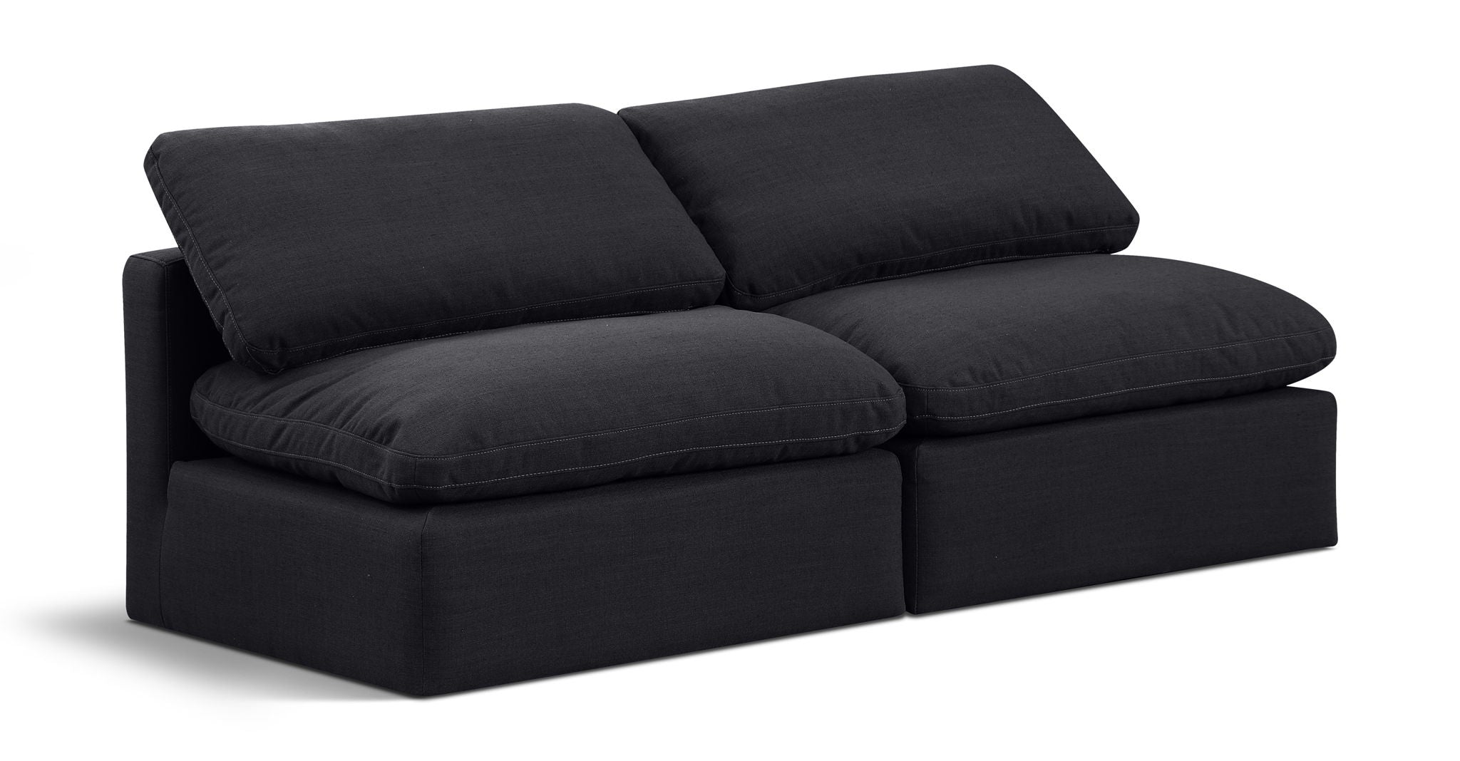 Indulge - Linen 2 Seat Modular Armless Sofa - Urban Living Furniture (Los Angeles, CA)