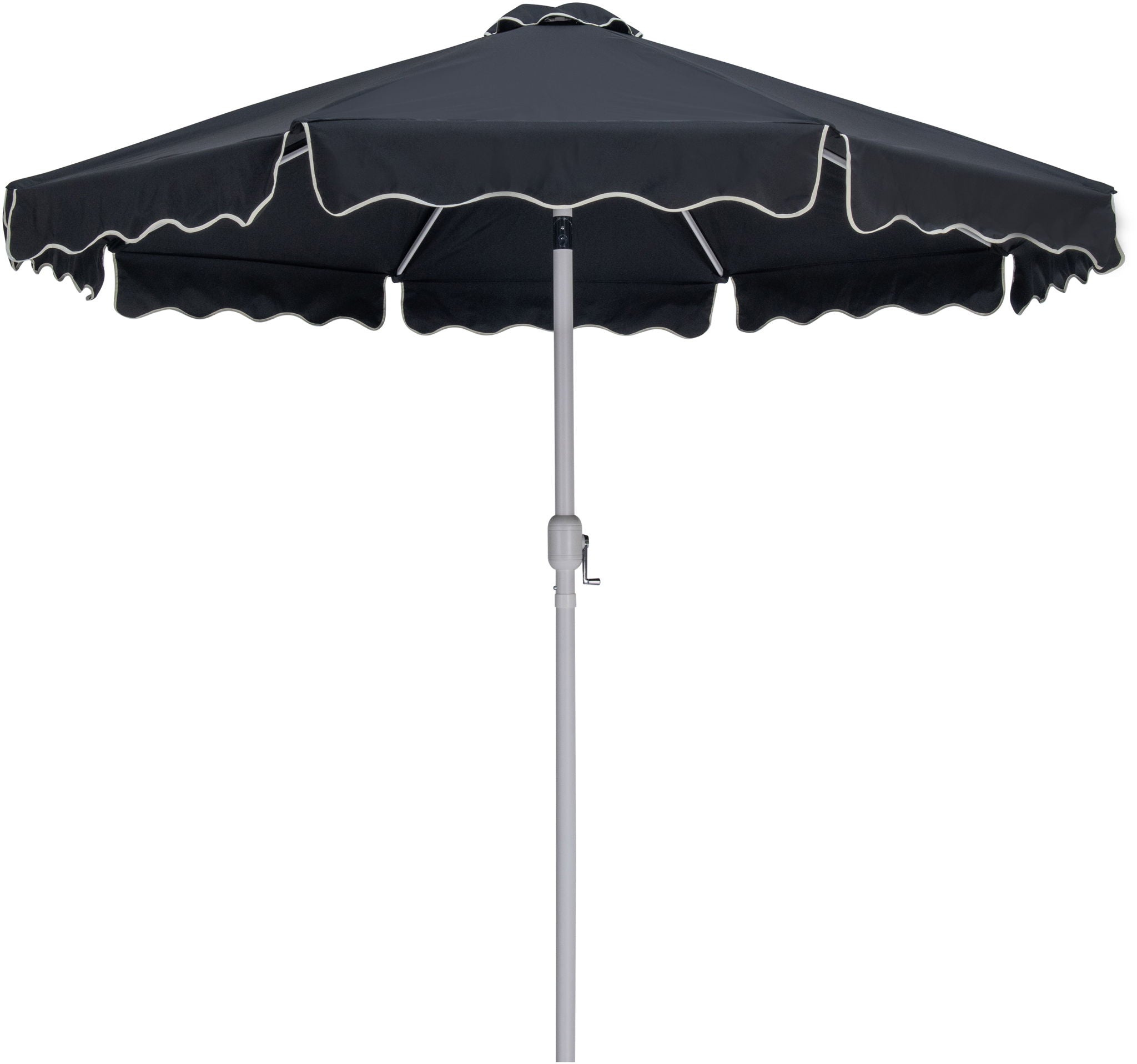 Amalfi - Aluminum Patio Umbrella - Light Brown Base / White Pole - Urban Living Furniture (Los Angeles, CA)