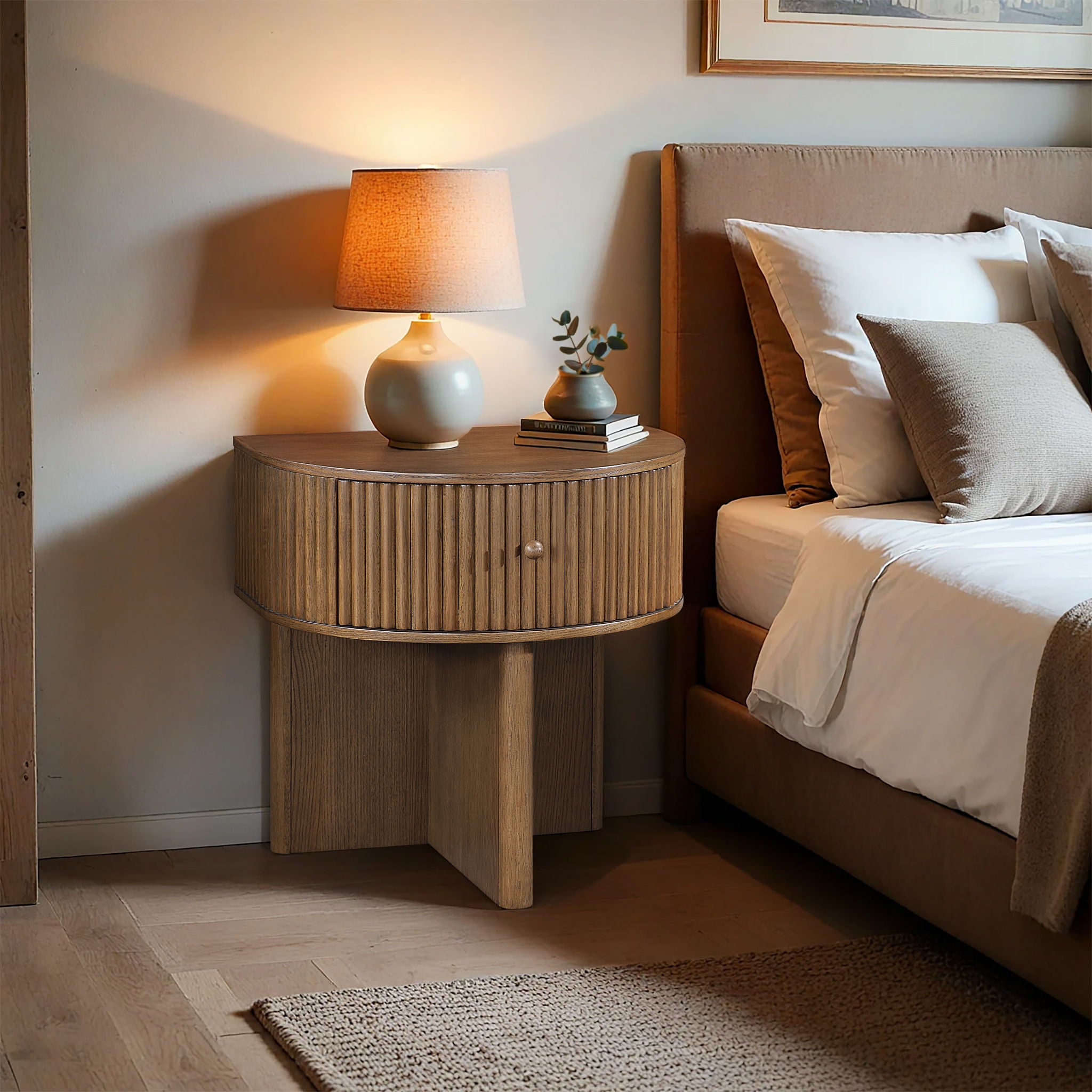 Cortland - Acacia Veneer And Solid Wood Night Stand - Urban Living Furniture (Los Angeles, CA)