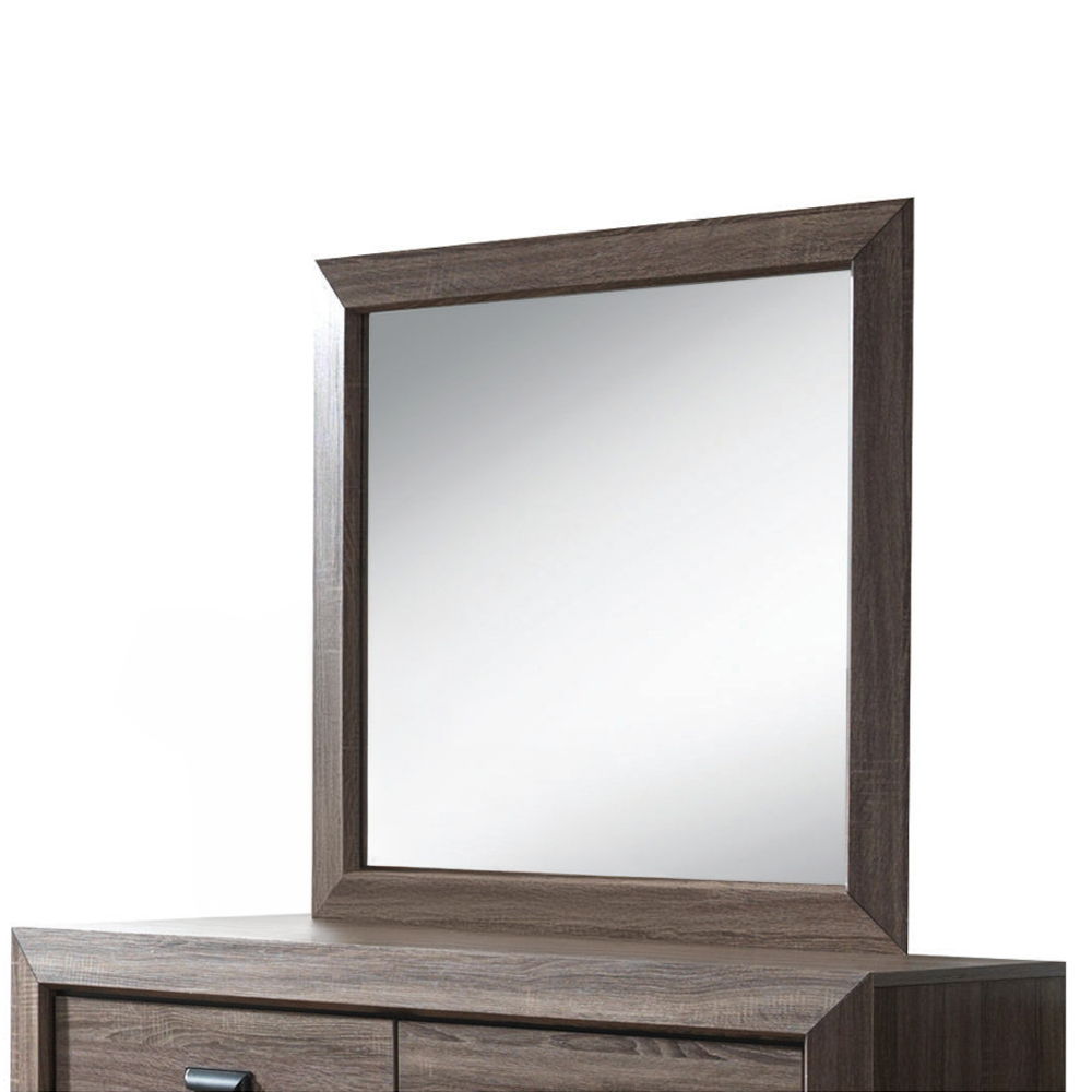 Lyndon - Mirror - Weathered Gray Grain - Urban Living Furniture (Los Angeles, CA)
