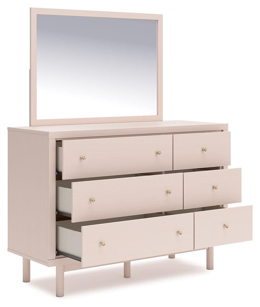 Wistenpine - Blush - Dresser And Mirror - Urban Living Furniture (Los Angeles, CA)