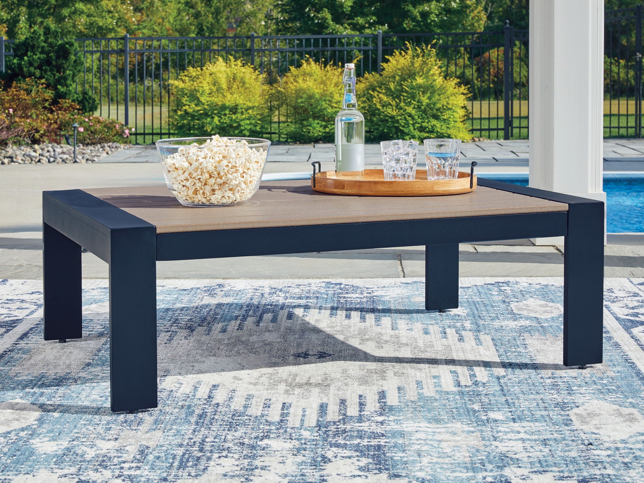 East Beach - Blue - Rectangular Cocktail Table - Urban Living Furniture (Los Angeles, CA)