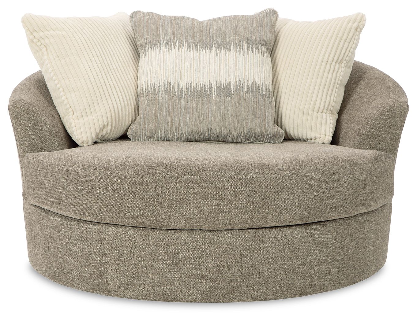 Creswell - Stone - Oversized Swivel Accent Chair - Urban Living Furniture (Los Angeles, CA)