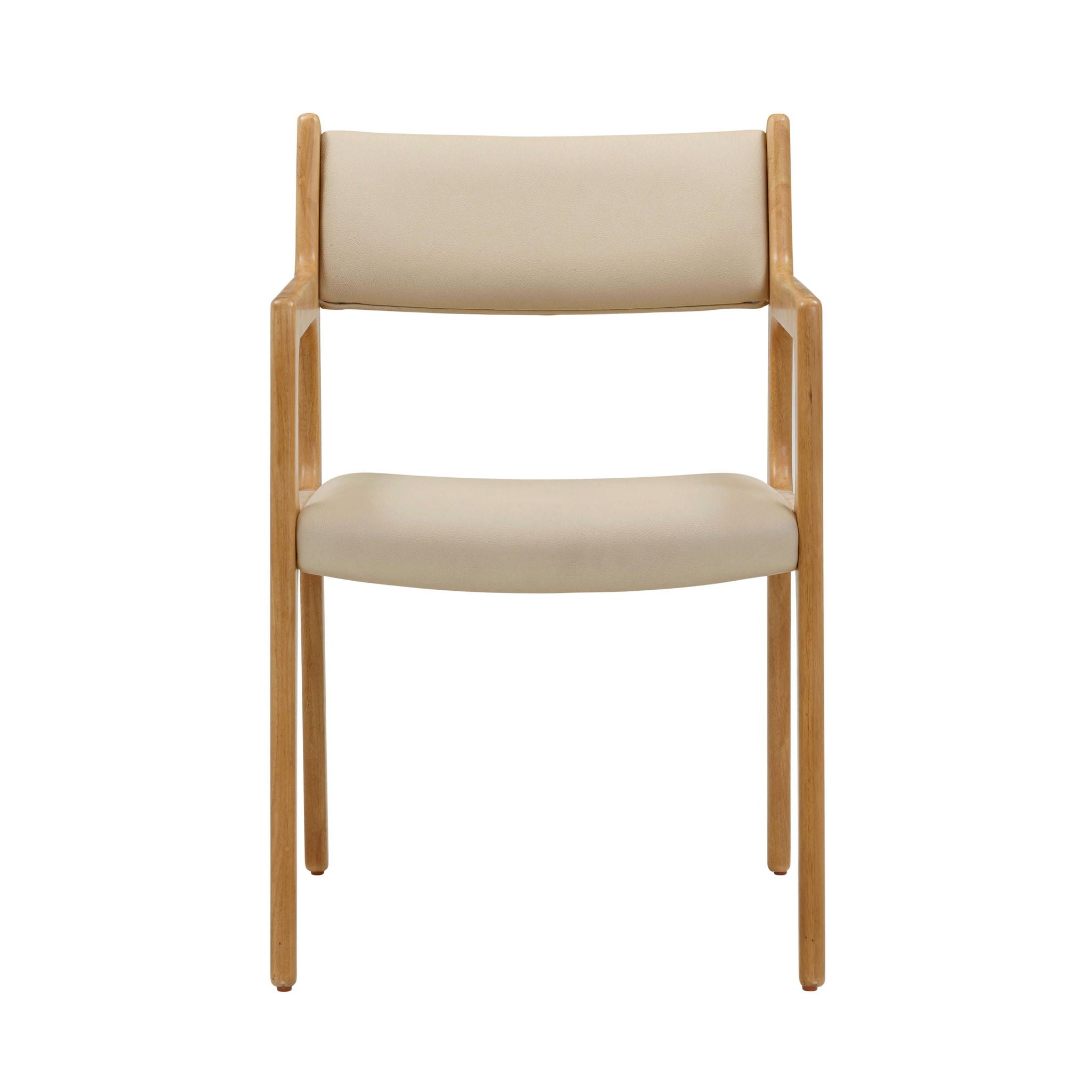 Ari - Vegan Leather Dining Chair (Set of 2) - Cream - Urban Living Furniture (Los Angeles, CA)