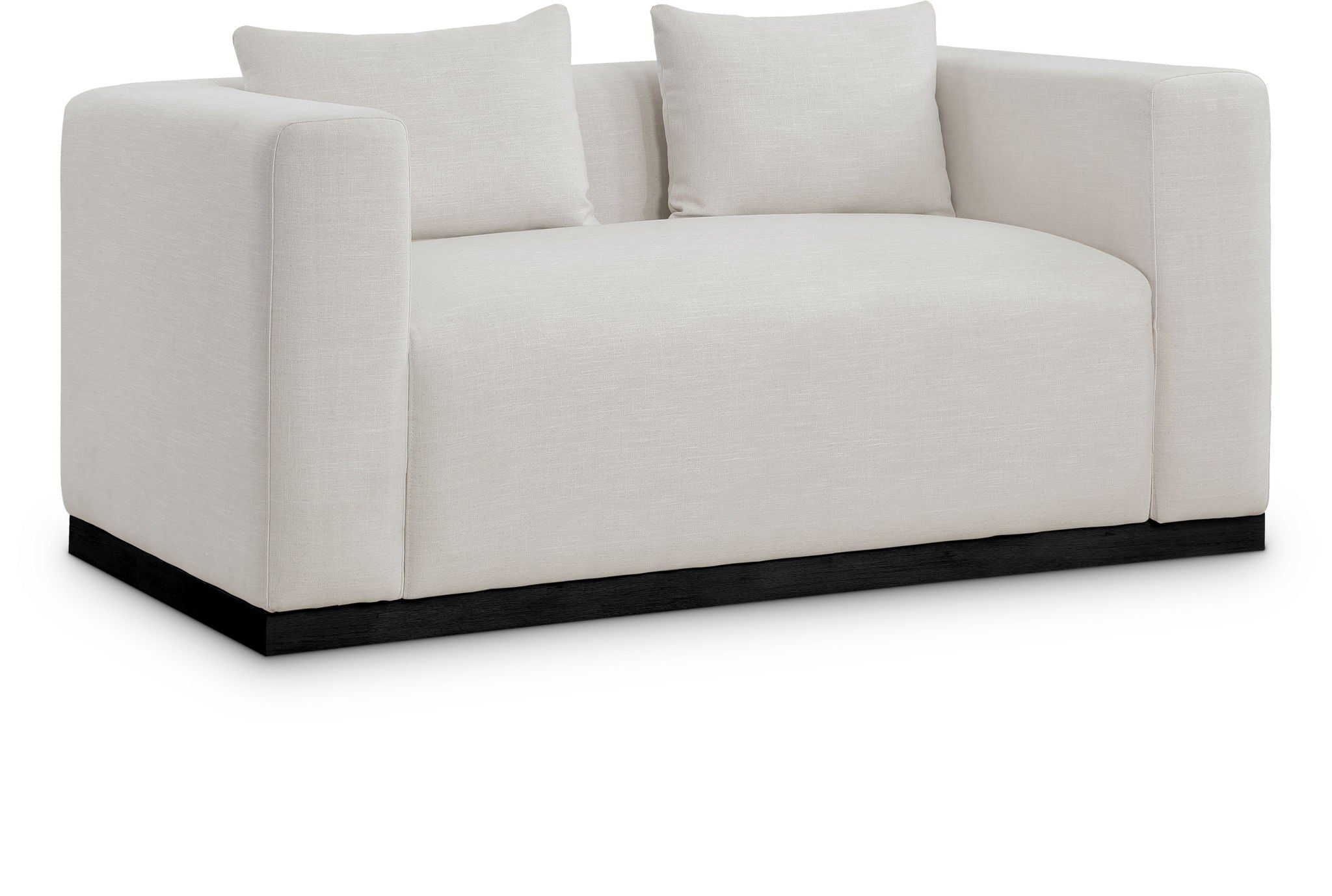 Alfie - Linen Textured Fabic Loveseat - Urban Living Furniture (Los Angeles, CA)