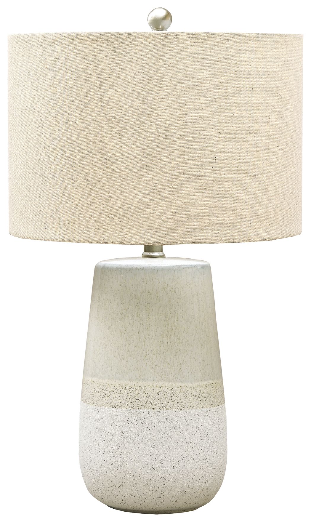 Shavon - Beige / White - Ceramic Table Lamp - Urban Living Furniture (Los Angeles, CA)