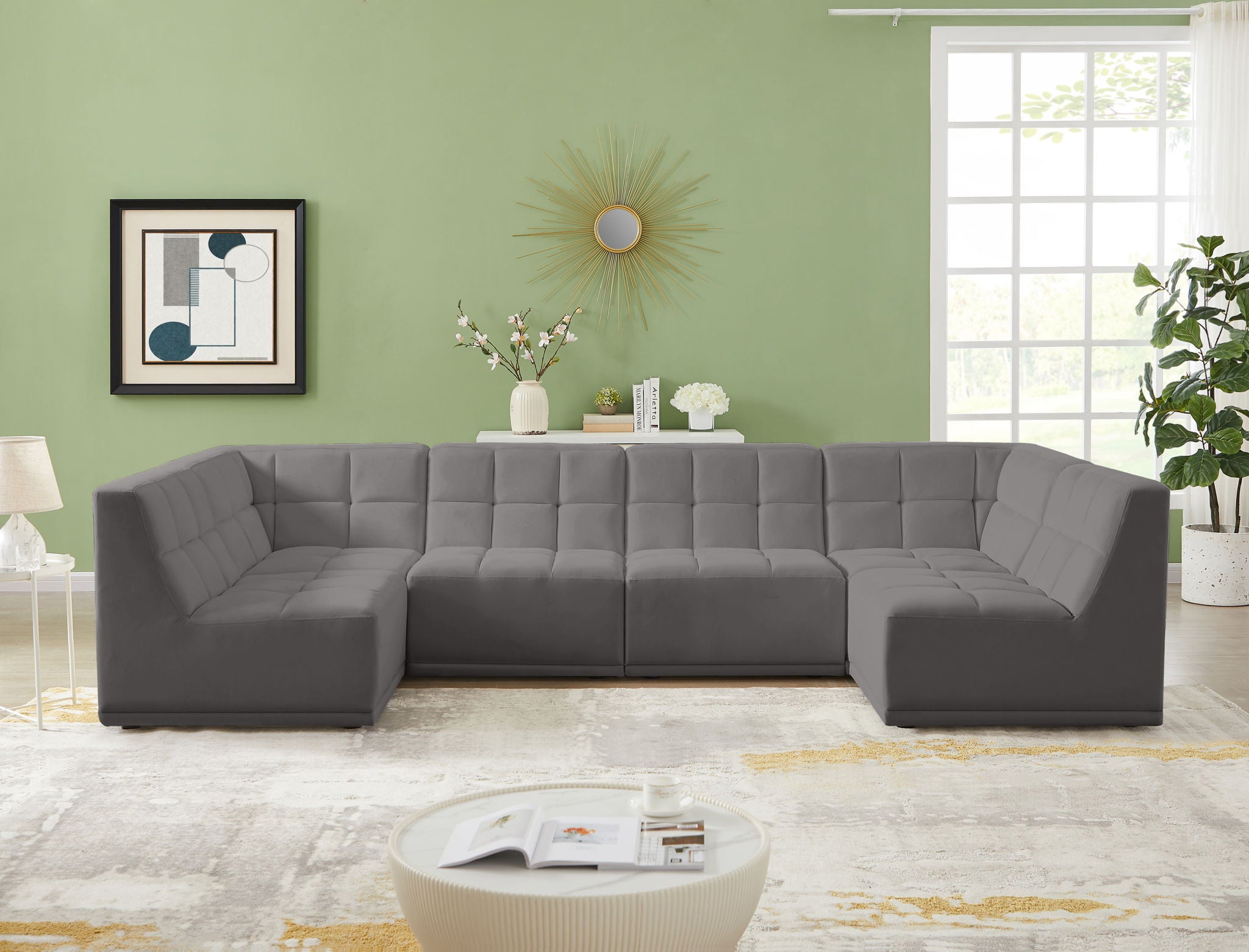 Relax - 6 Piece Modular Sectional - Urban Living Furniture (Los Angeles, CA)