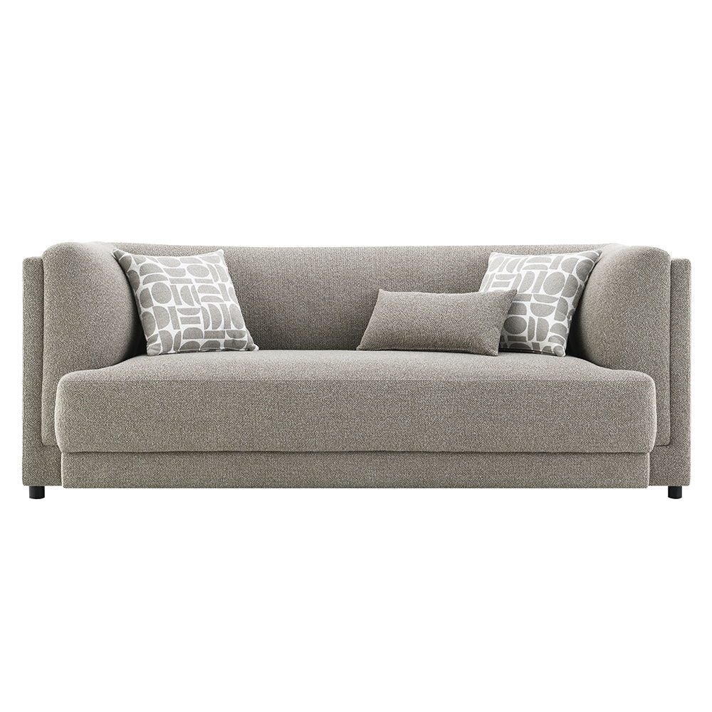 Glenda - Sofa With 3 Pillows - Gray Chenille - Urban Living Furniture (Los Angeles, CA)