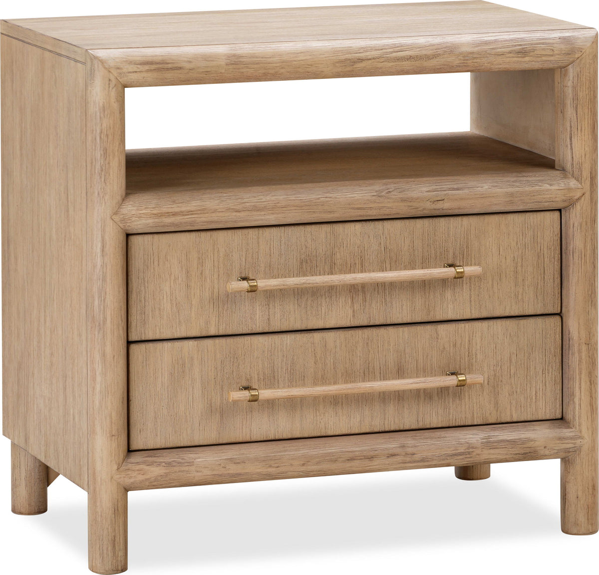 Dorsey - Two Drawer USB-Charging Nightstand