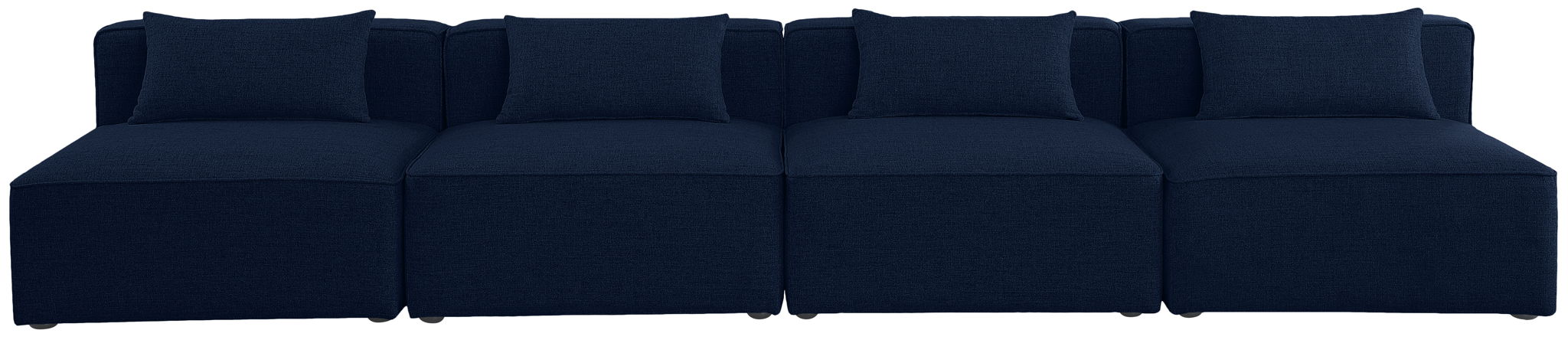 Cube - Linen Modular 4 Seat Armless Sofa - Urban Living Furniture (Los Angeles, CA)