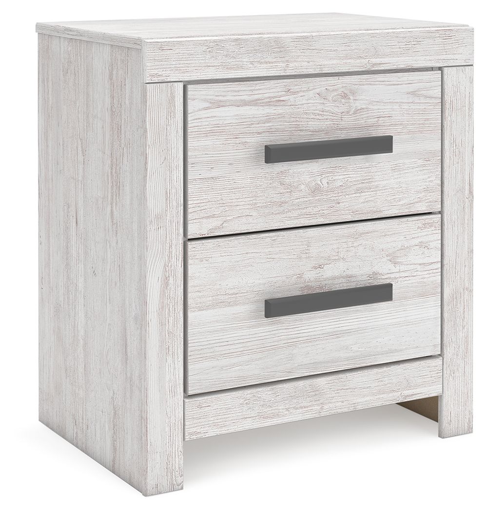 Cayboni - Whitewash - Two Drawer Night Stand - Urban Living Furniture (Los Angeles, CA)