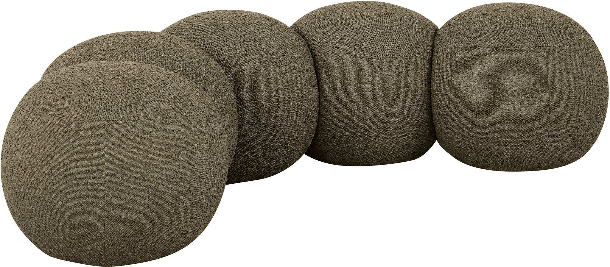 Apollo - Boucle Fabric Bench - Urban Living Furniture (Los Angeles, CA)