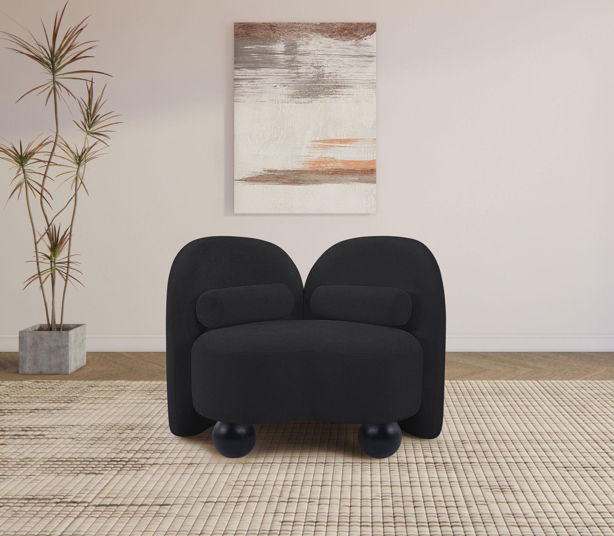 Daphne - Chenille Chair - Urban Living Furniture (Los Angeles, CA)
