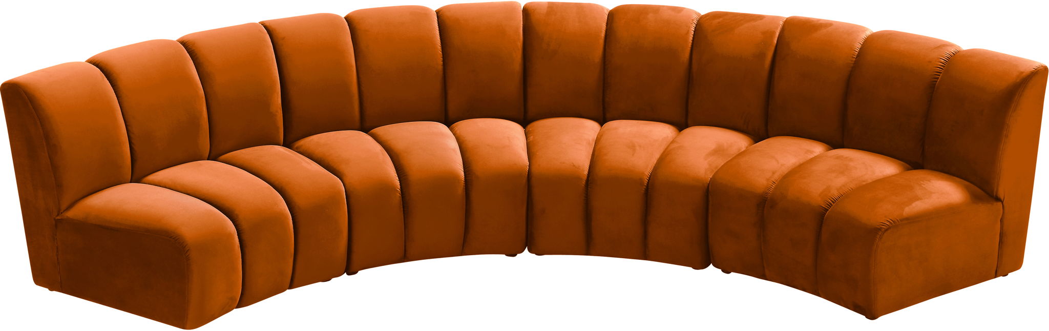 Infinity - 4 Piece Velvet Modular Sectional - Urban Living Furniture (Los Angeles, CA)