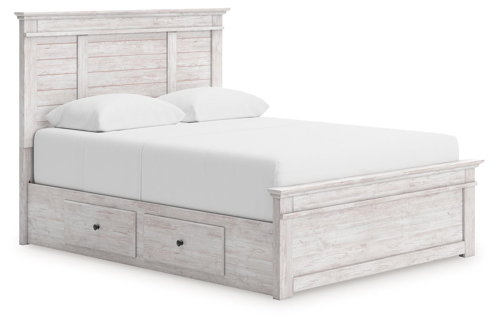 Makidern - Panel Storage Bed With 2 Under Bed Storage Units - Urban Living Furniture (Los Angeles, CA)