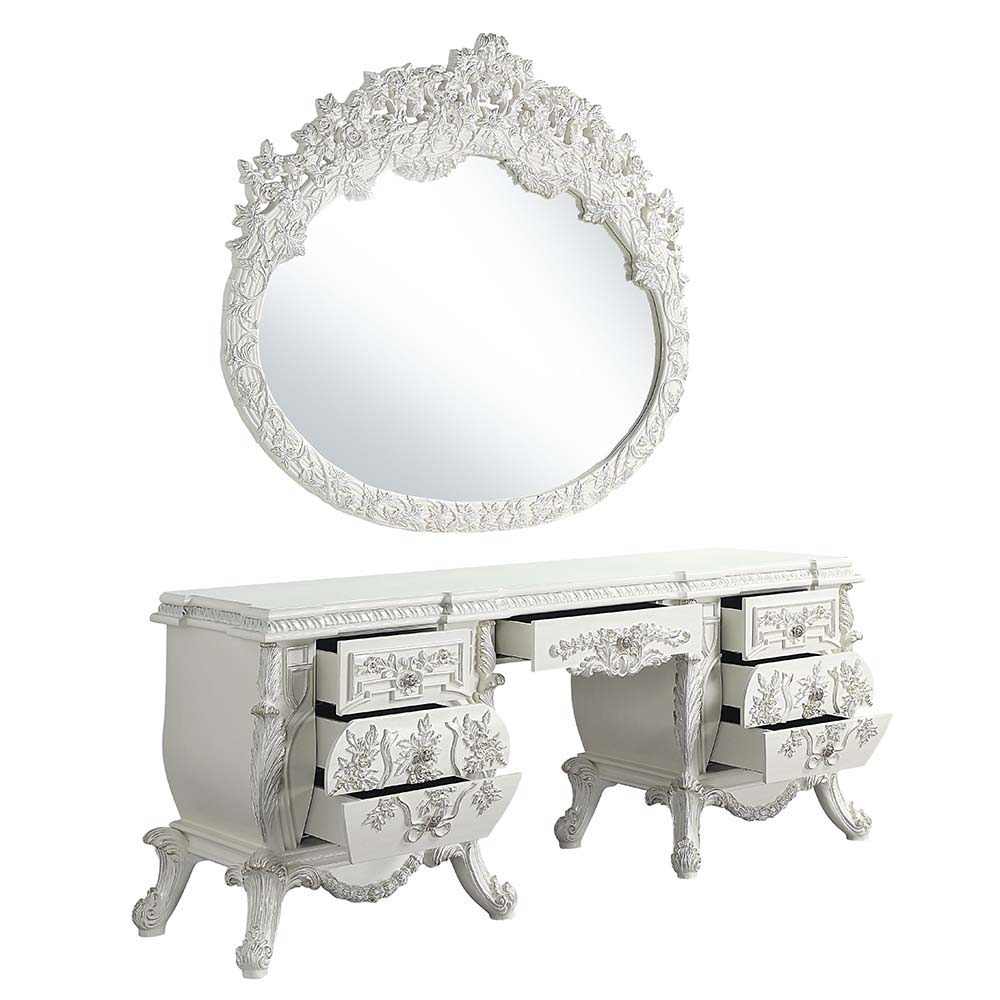 Vanaheim - Vanity Desk - Antique White - Urban Living Furniture (Los Angeles, CA)