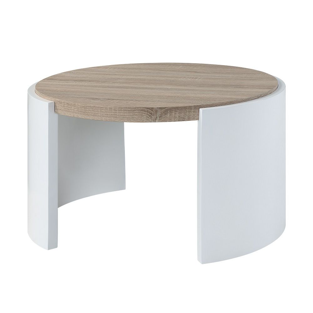 Zoma - Coffee Table - Oak & White High - Urban Living Furniture (Los Angeles, CA)