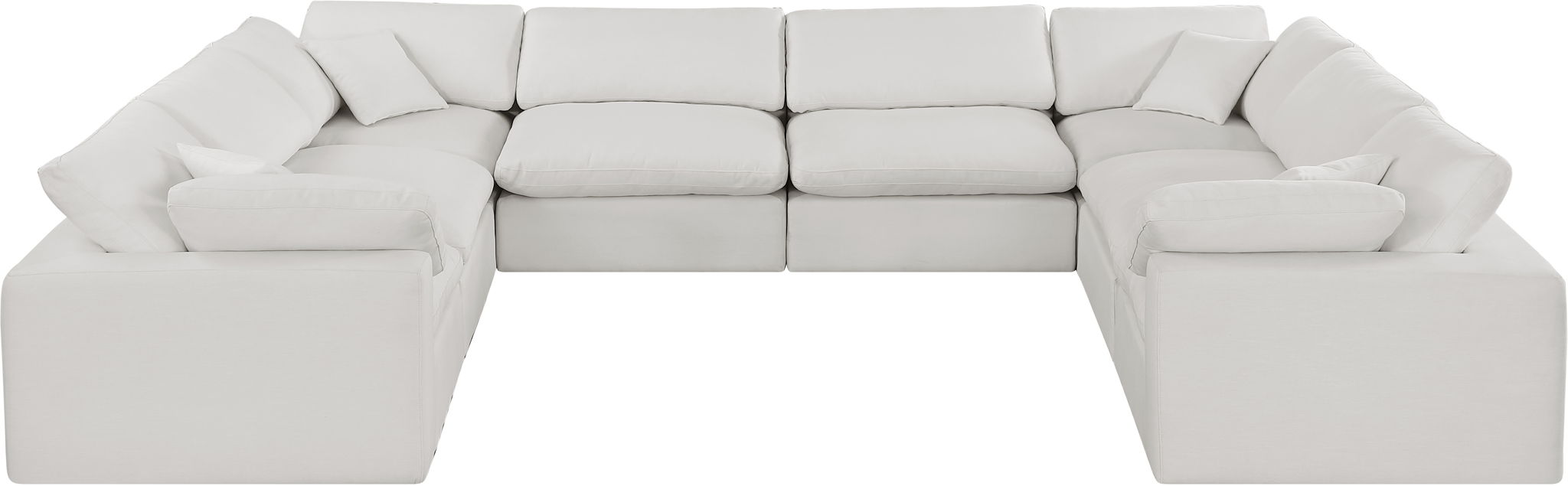 Comfy - 8 Piece Linen Modular Sectional - Urban Living Furniture (Los Angeles, CA)
