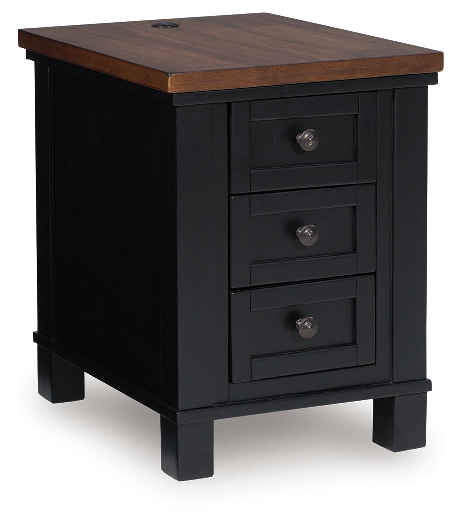 Wildenauer - Brown / Black - Chair Side End Table - Urban Living Furniture (Los Angeles, CA)