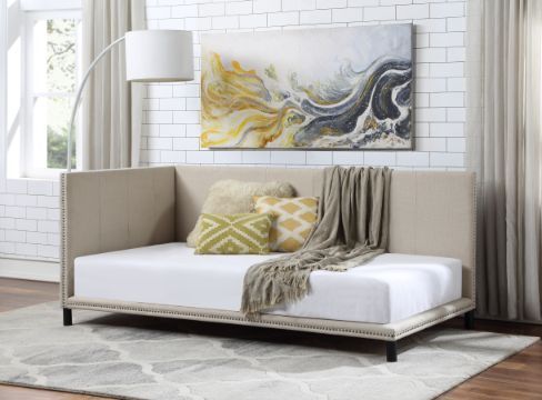 Yinbella - Full Daybed - Beige Linen - Urban Living Furniture (Los Angeles, CA)