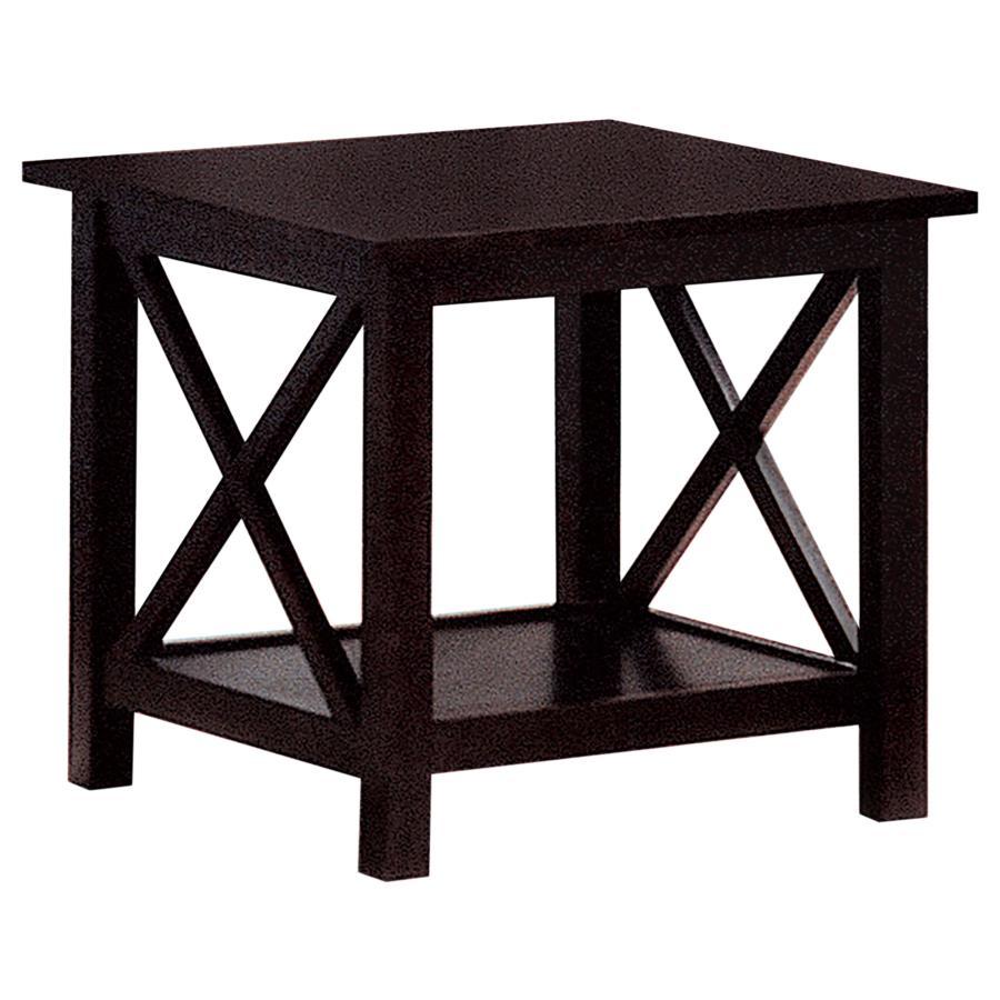 Rachelle - 3 Piece Rectangular Coffee Table Set - Deep Merlot - Urban Living Furniture (Los Angeles, CA)