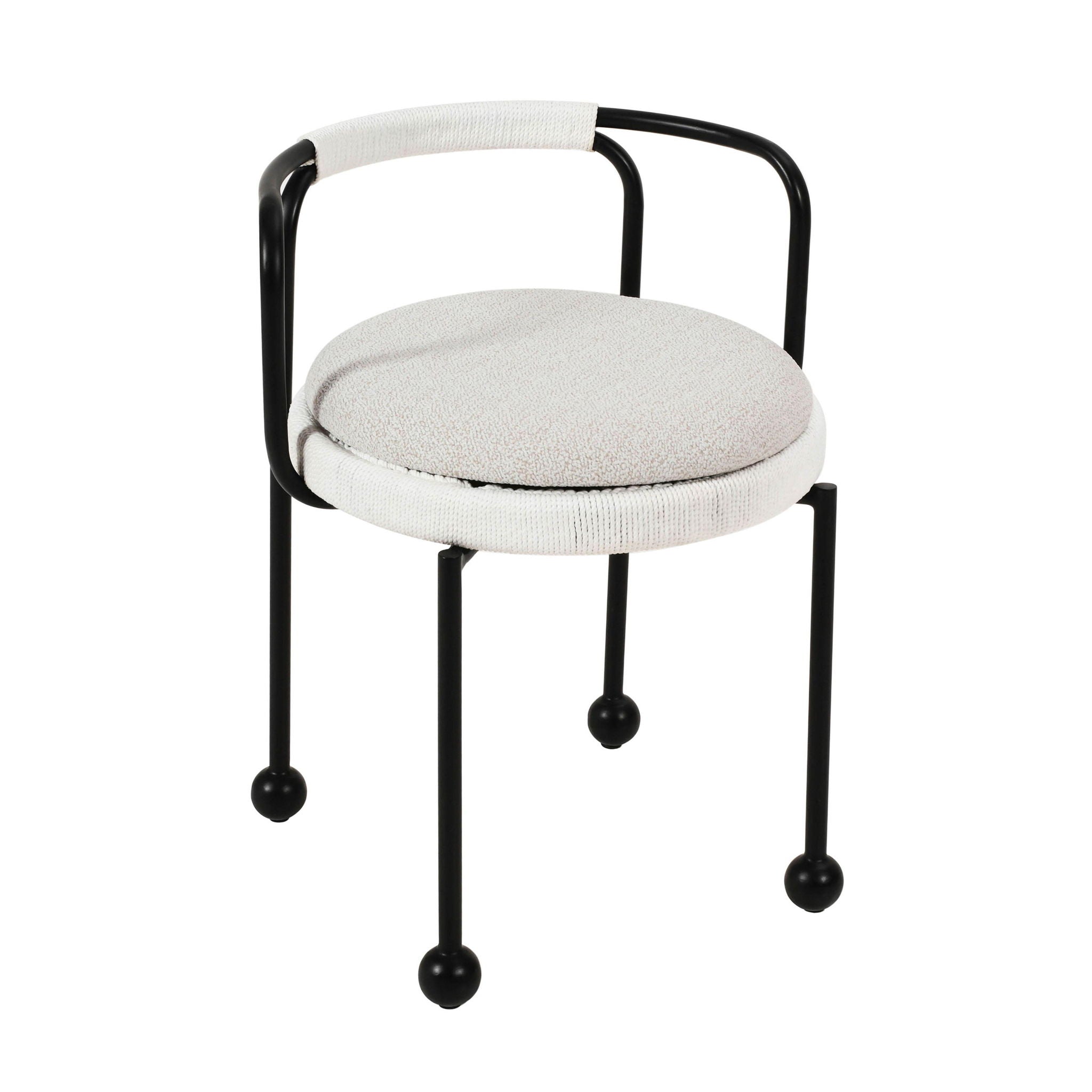 Pansy - Outdoor Dining Chair - Cream - Urban Living Furniture (Los Angeles, CA)