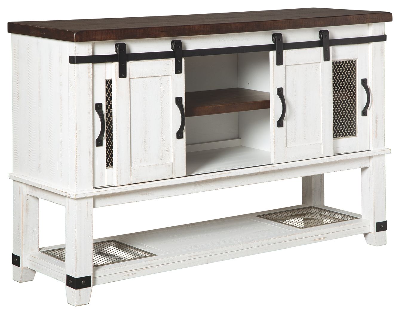 Valebeck - White / Brown - Dining Room Server - Urban Living Furniture (Los Angeles, CA)