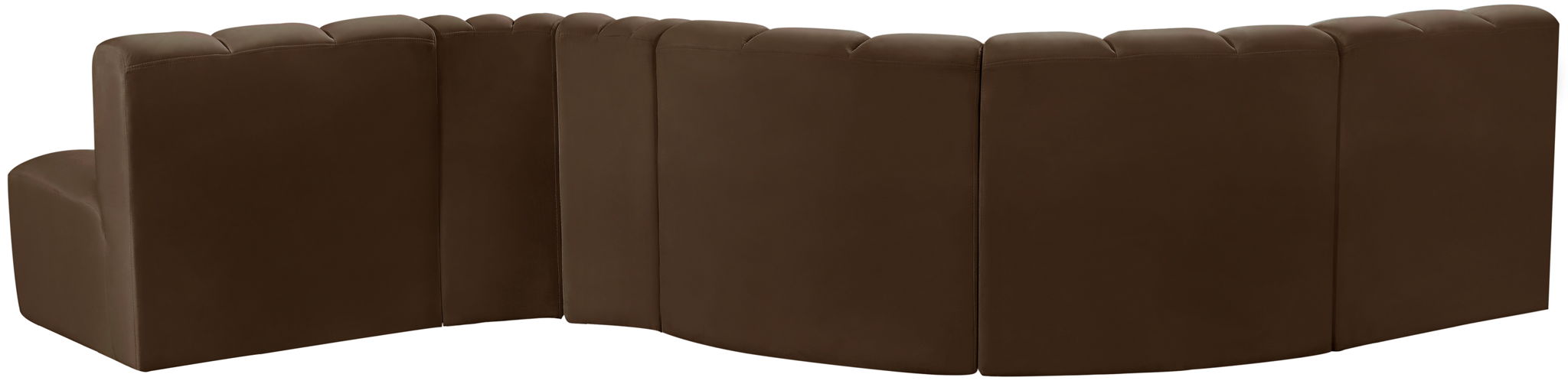 Arc - Velvet 6 Piece Curved Modular Sofa - Urban Living Furniture (Los Angeles, CA)