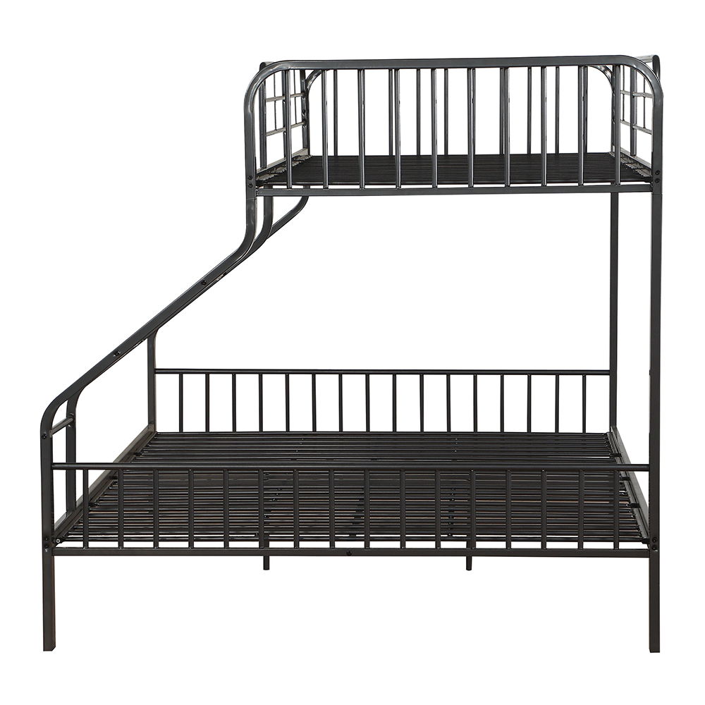 Caius - Twin Long/Queen Bunk Bed - Gunmetal - Urban Living Furniture (Los Angeles, CA)