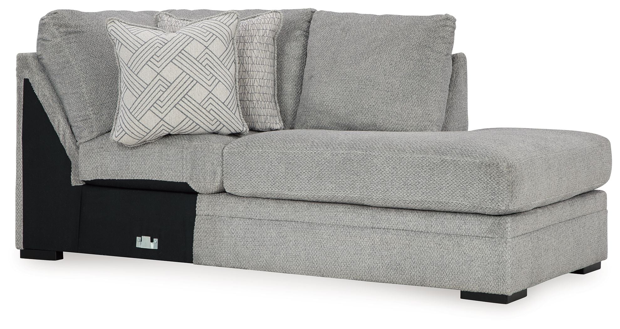 Casselbury - Cement - Raf Corner Chaise - Urban Living Furniture (Los Angeles, CA)