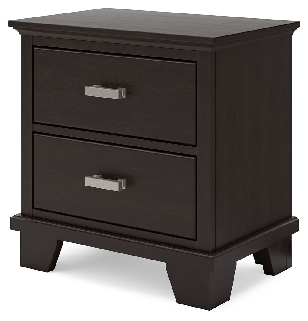 Covetown - Dark Brown - Two Drawer Night Stand - Urban Living Furniture (Los Angeles, CA)