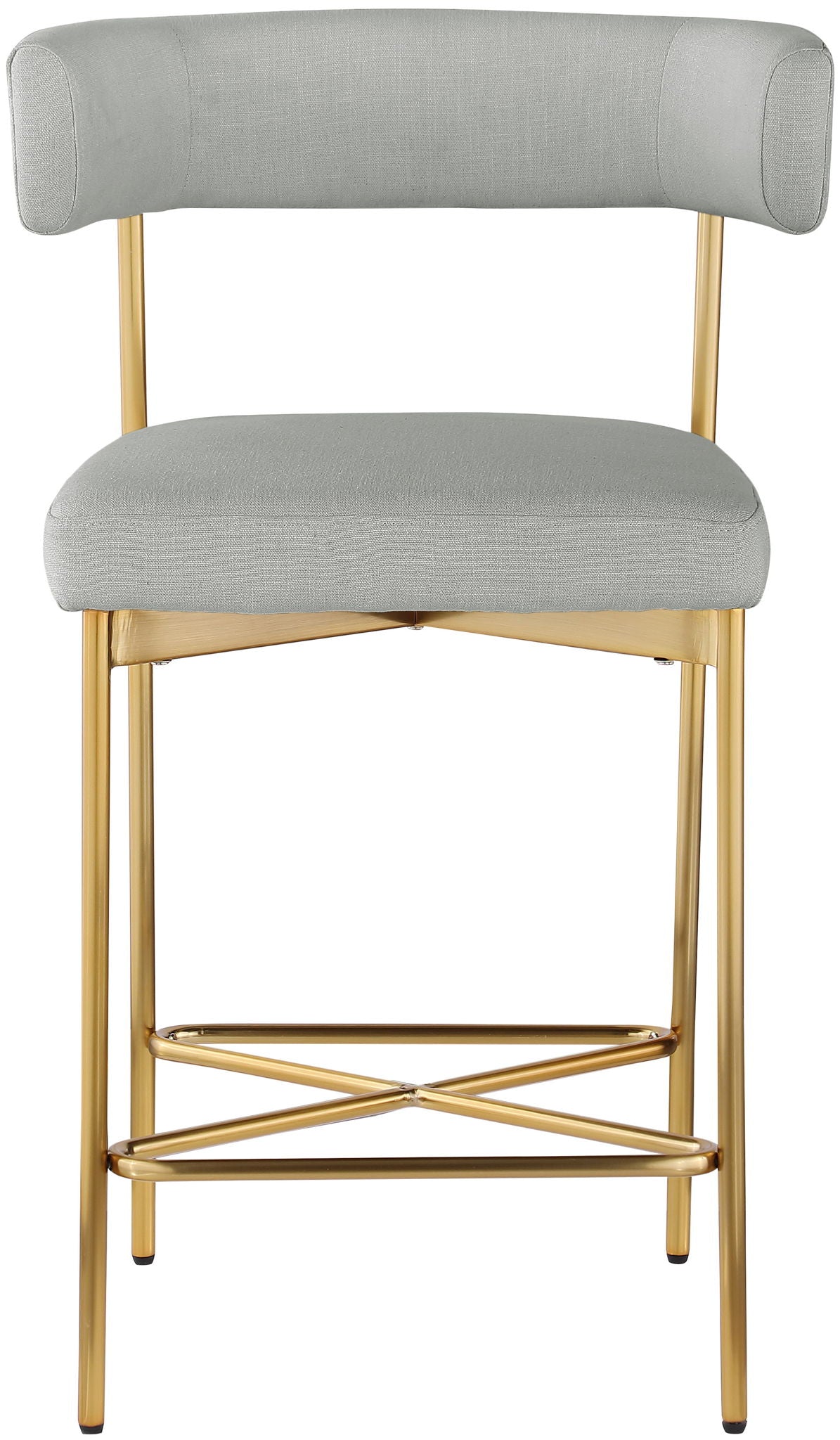 Rivage - Durable Stool With Gold Frame (Set of 2) - Urban Living Furniture (Los Angeles, CA)