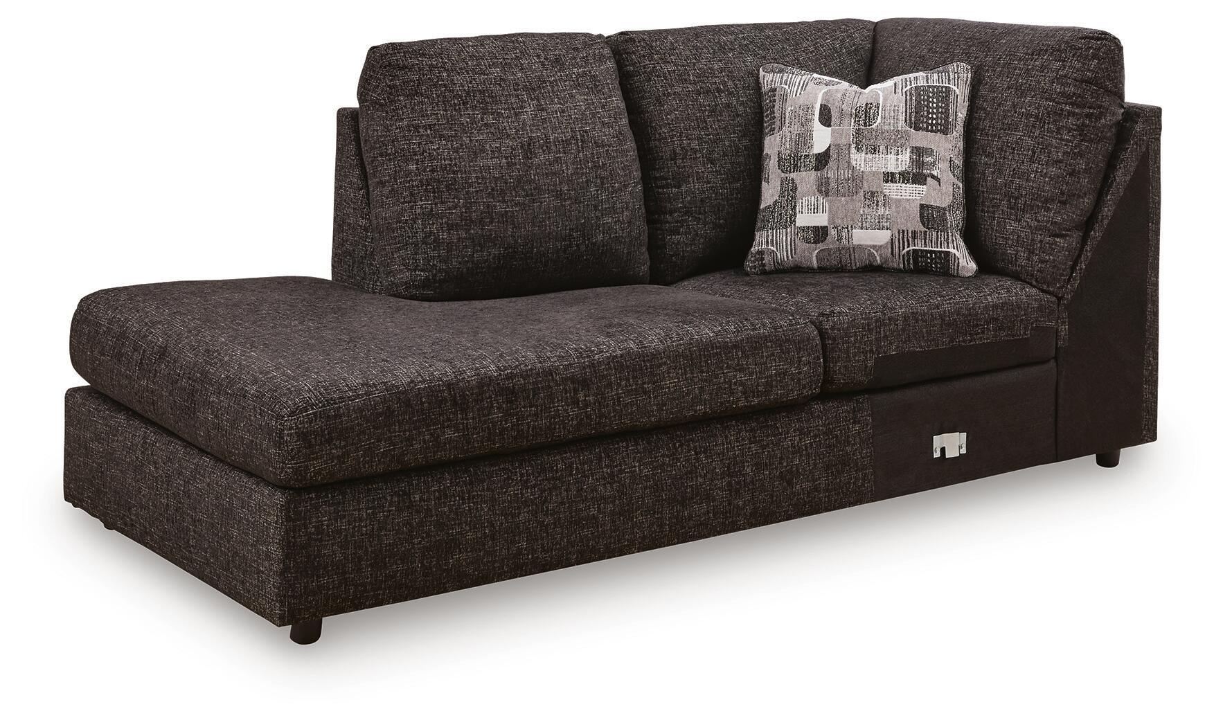 Lentiz - LAF Corner Chaise - Onyx - Urban Living Furniture (Los Angeles, CA)